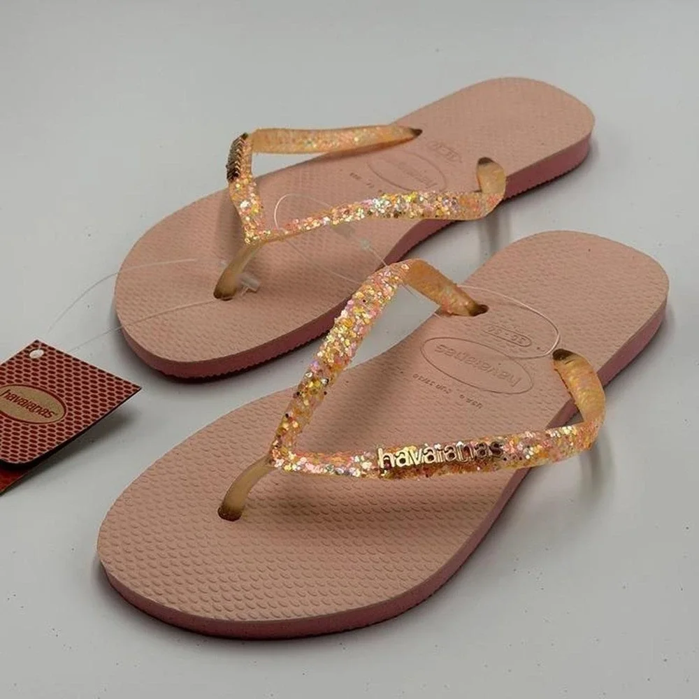 W's 6 | Havaianas Slim Glitter Jelly flip flops / sandals | SLGL0030